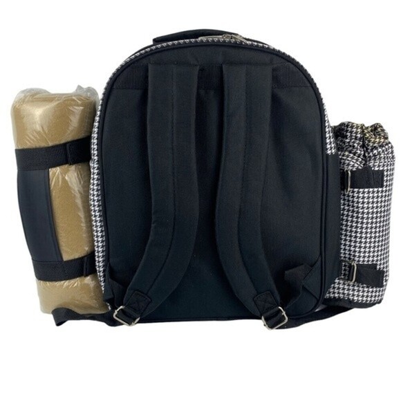 Picnic at Ascot Picnic Backpack with removable blanket for four - Picture 7 of 10